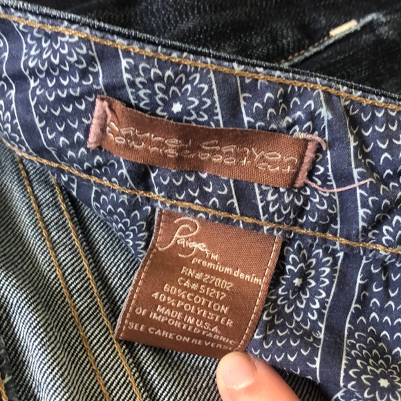 Paige ‘Laurel Canyon Low Rose Bootcut‘ Jeans - Picture 4 of 9